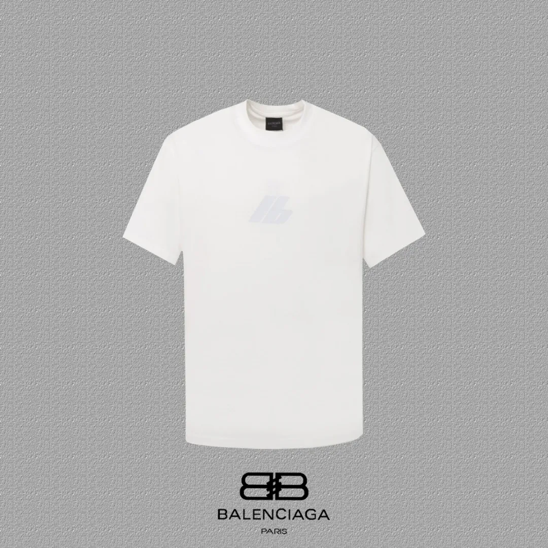 P80✨🔥 BALENCIAGA Paris 3M reflective letter printed short-sleeved T-shirt. Custom-woven and dyed 280g combed cotton heavyweight fabric. Zero color difference in threads. Perfect details. Different from the current currency version. Welcome to compare. Same Style for men and women. Must-sell in the picture above. Color: White Black Size: 1 2 3 4